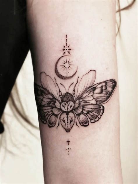 moth tattoo on chest|54 Fascinating Moth Tattoos With Meaning